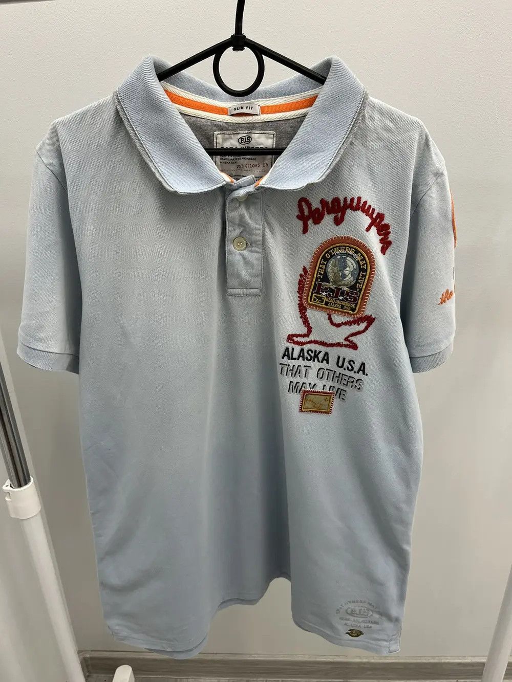 Parajumpers Parajumpers Logo Embroidered Heavy Polo Shirt Size US XXL / EU 58 / 5 - 2 Thumbnail