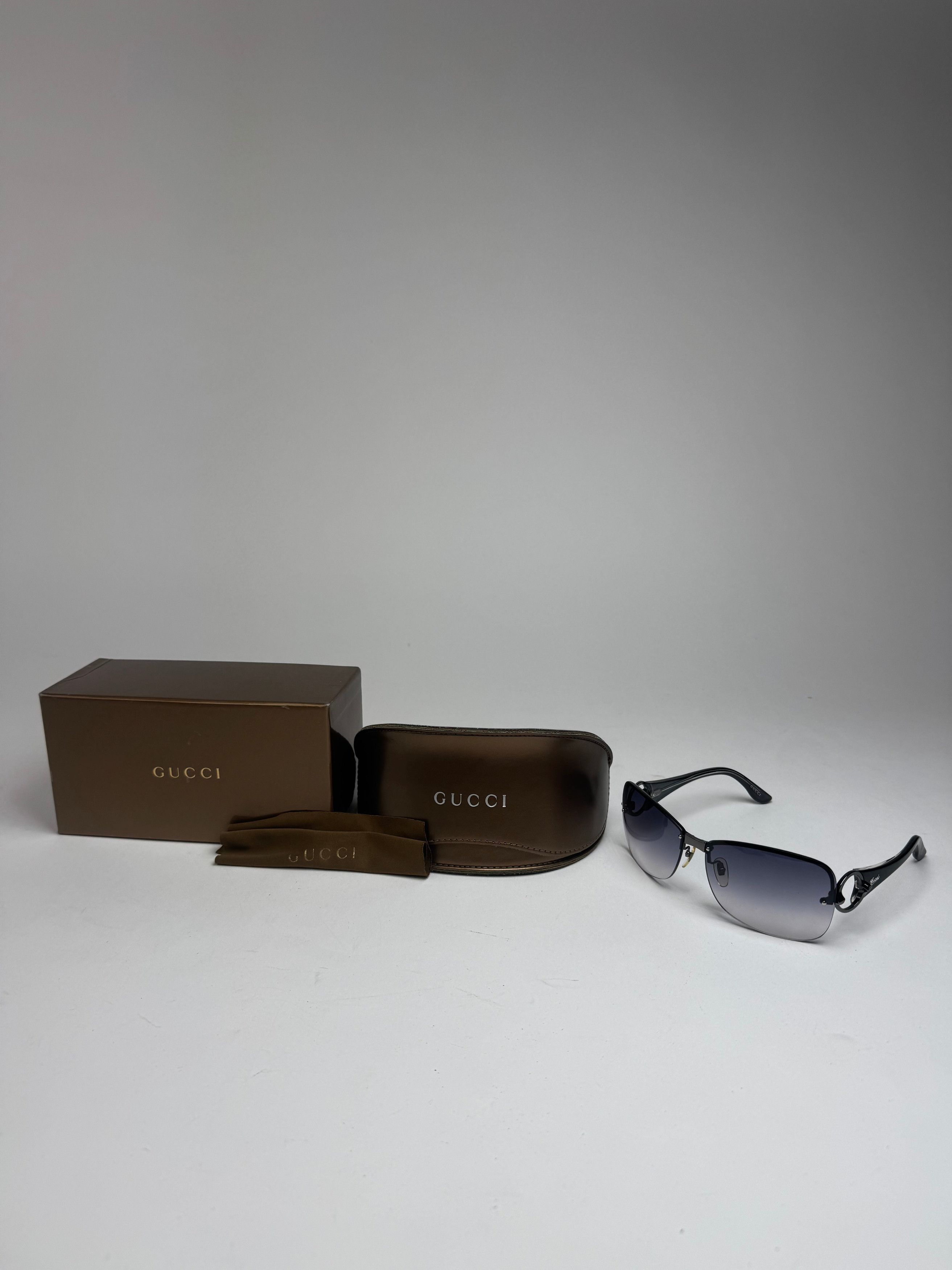 Dior Vintage Gucci Sunglasses Black/Anthrazite Size ONE SIZE - 1 Thumbnail