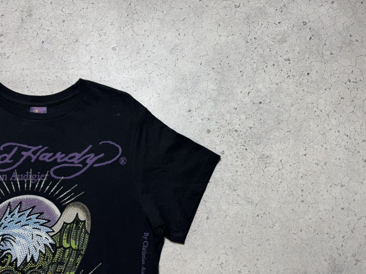 Ed Hardy Ed Hardy by Christian Audigier Big Logo Skull T-Shirt Size M Size US M / EU 48-50 / 2 - 2 Thumbnail