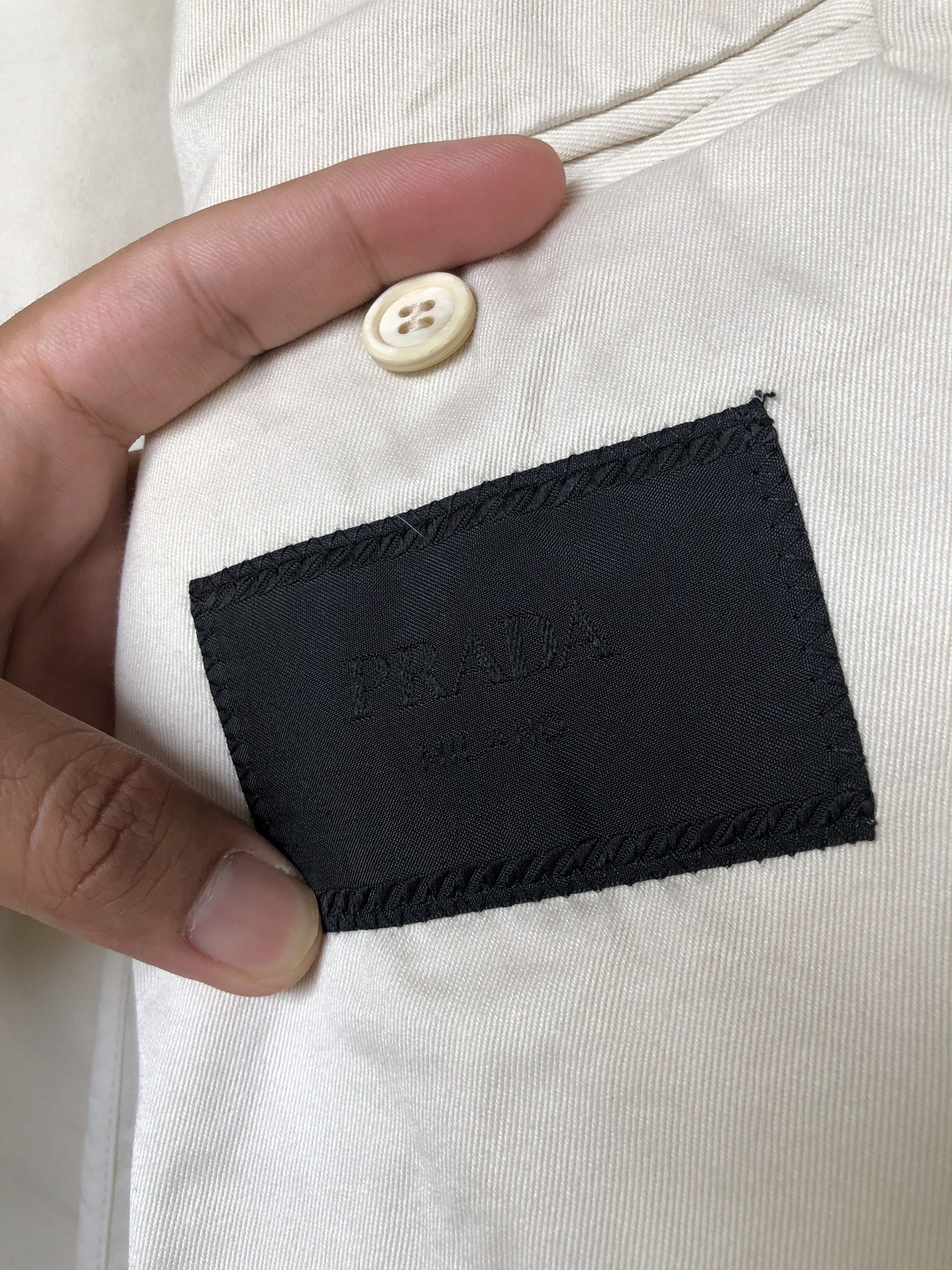 Prada Vintage Prada Single Breasted Blazer Jacket Cotton Size US M / EU 48-50 / 2 - 3 Thumbnail
