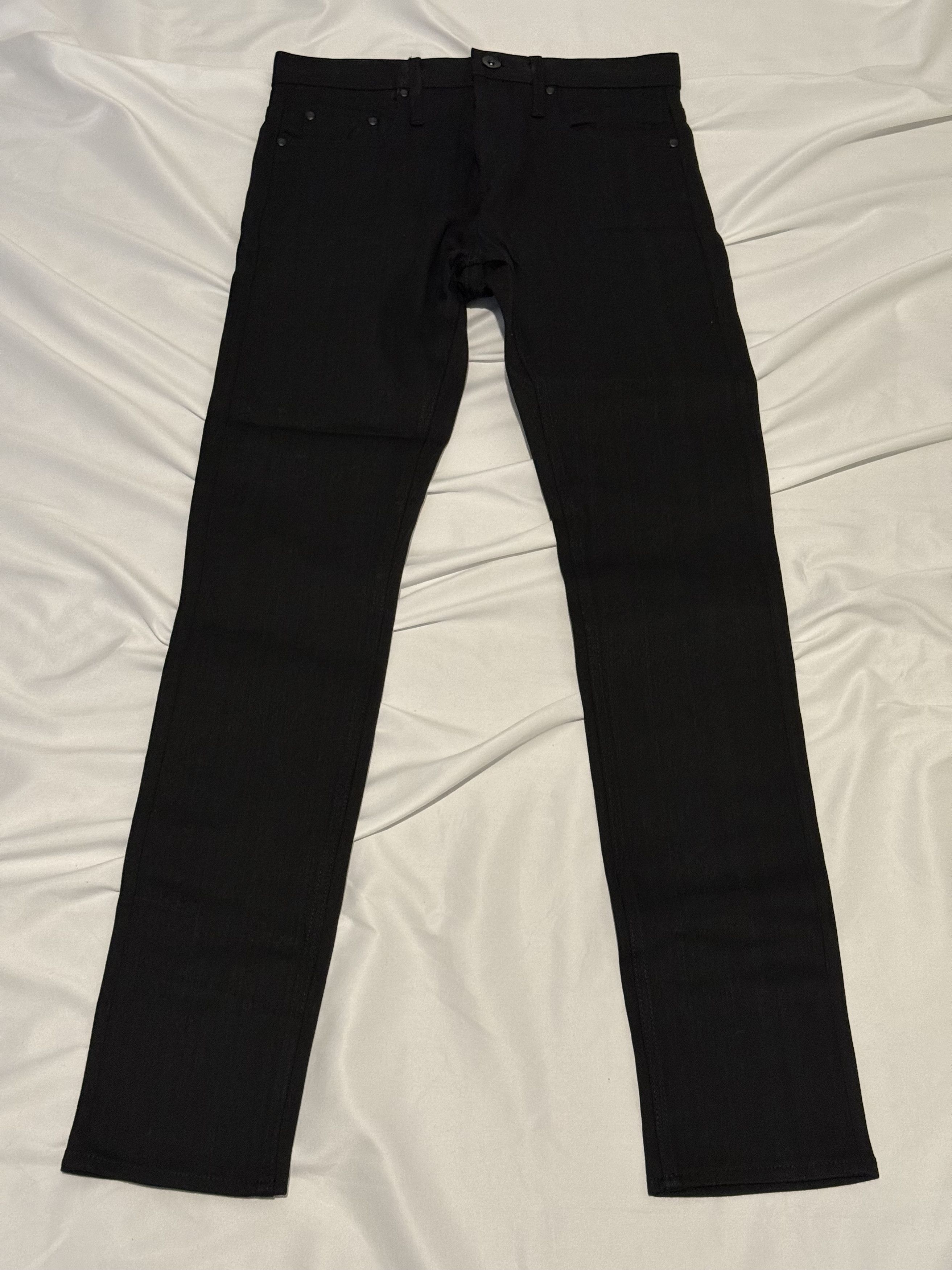 The Unbranded Brand 11oz Black Stretch Selvedge Denim - Unbranded Brand - 29 Size US 29 - 1 Thumbnail