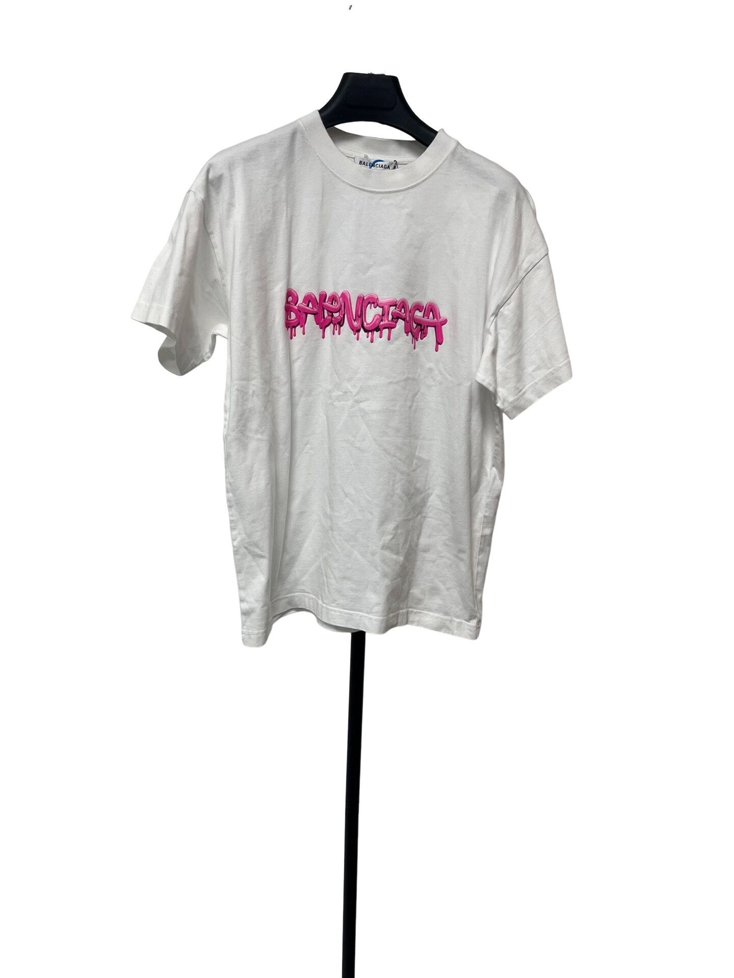 Balenciaga Balenciaga Slime Logo Print T-Shirt XS Size US XS / EU 42 / 0 - 1 Thumbnail