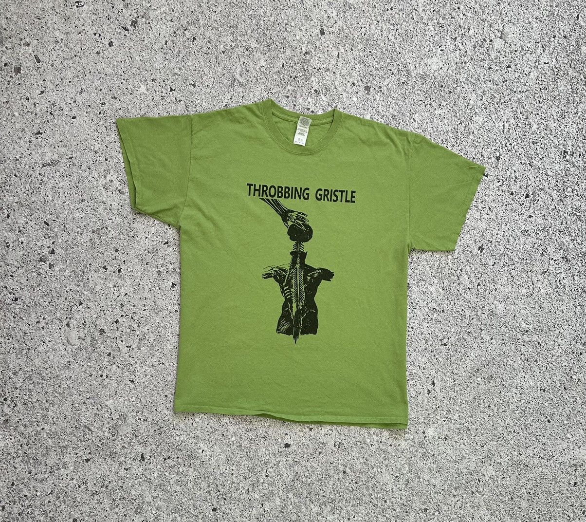 Band Tees × Vintage Vintage 2000’s Throbbing Gristle Rock Band Retro T-Shirt Y2K Size US XL / EU 56 / 4 - 2 Thumbnail