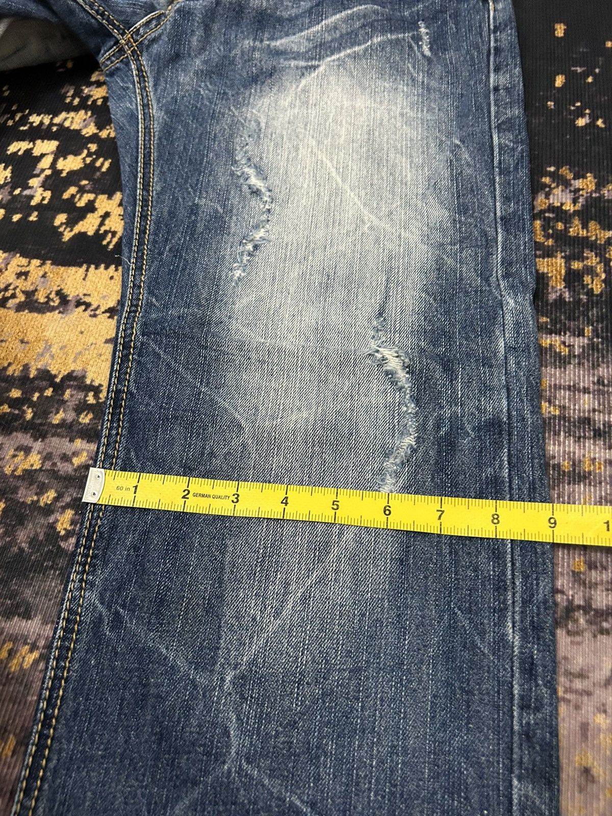 Japanese Brand Vintage Japanese Sorridere Mud Wash Claw Mark Jeans Size US 32 / EU 48 - 20 Thumbnail