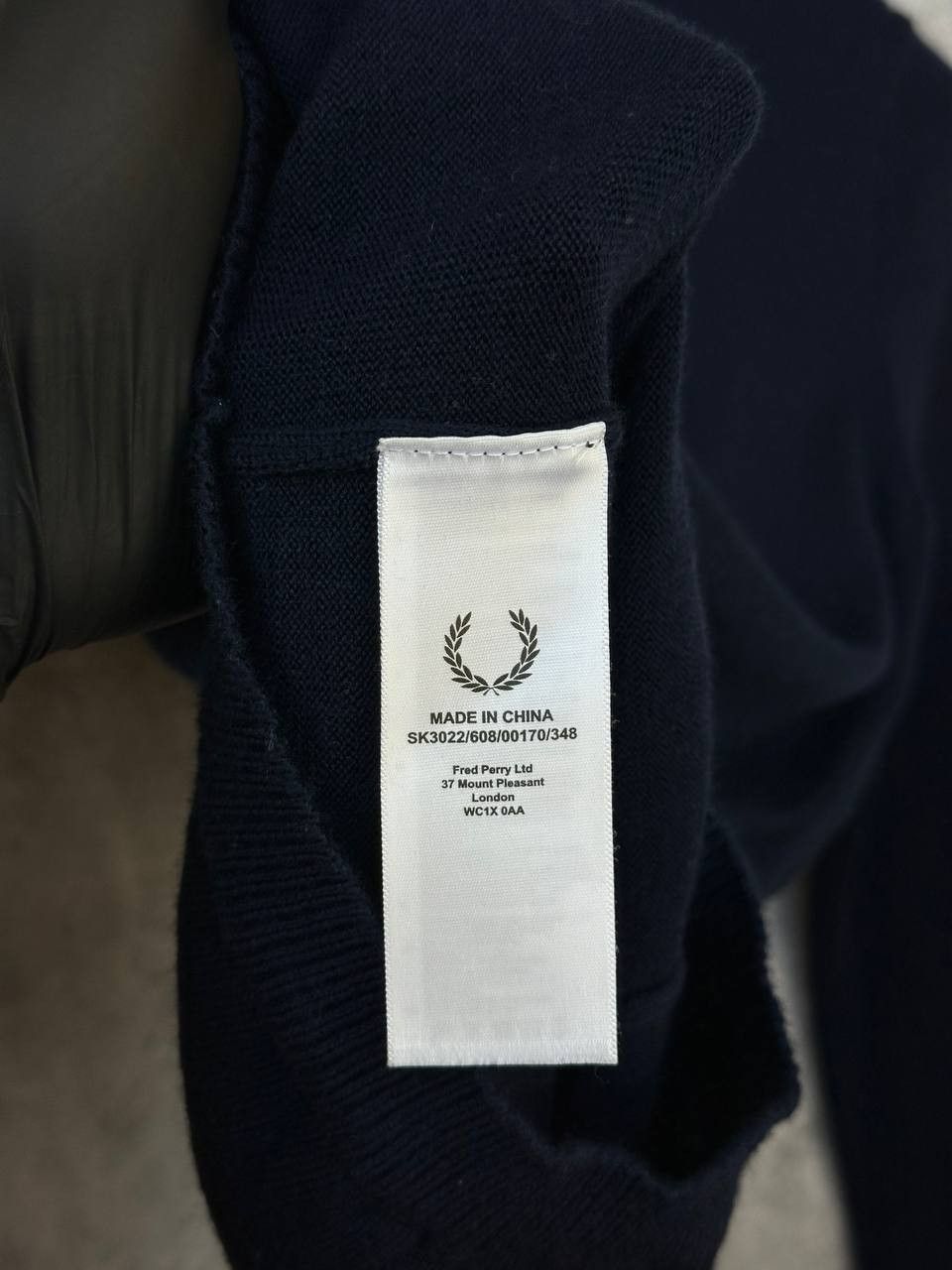 Bella Freud Fred Perry x Bella Freud DJ Fred Graphic Wool Jumper Navy Size S / US 4 / IT 40 - 12 Thumbnail