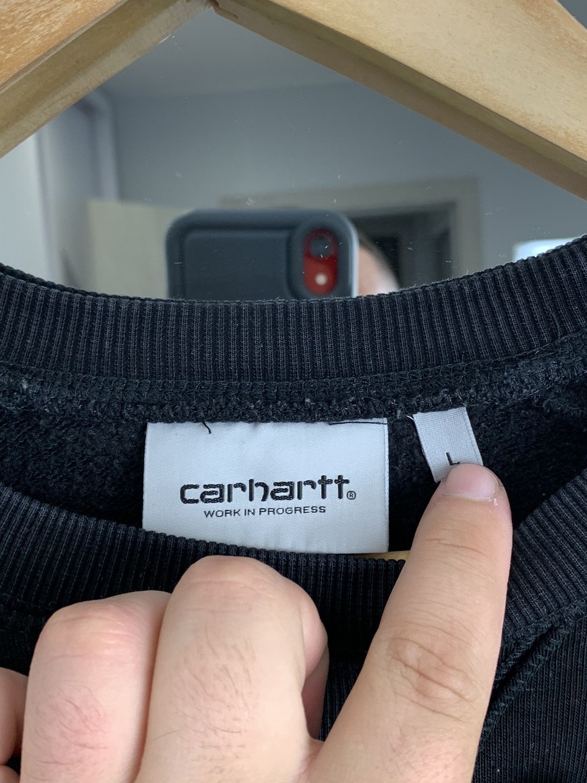 Carhartt Carhartt Vintage Sweatshirt Chase Black Size:L Size US L / EU 52-54 / 3 - 6 Thumbnail