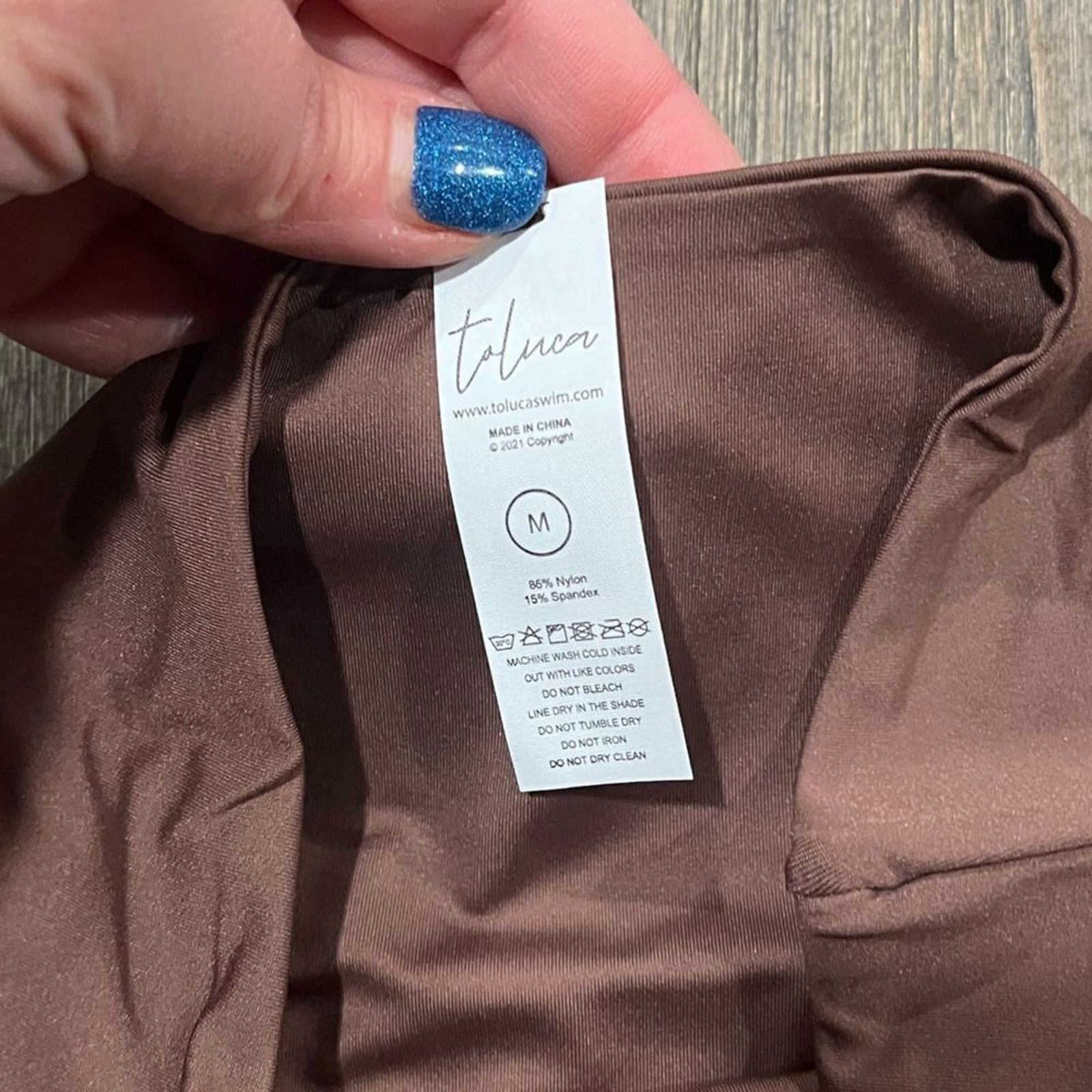 Vintage NWT Loluca Lilah Maxi+ Swim bottom Full Coverage Size M Size ONE SIZE - 4 Thumbnail