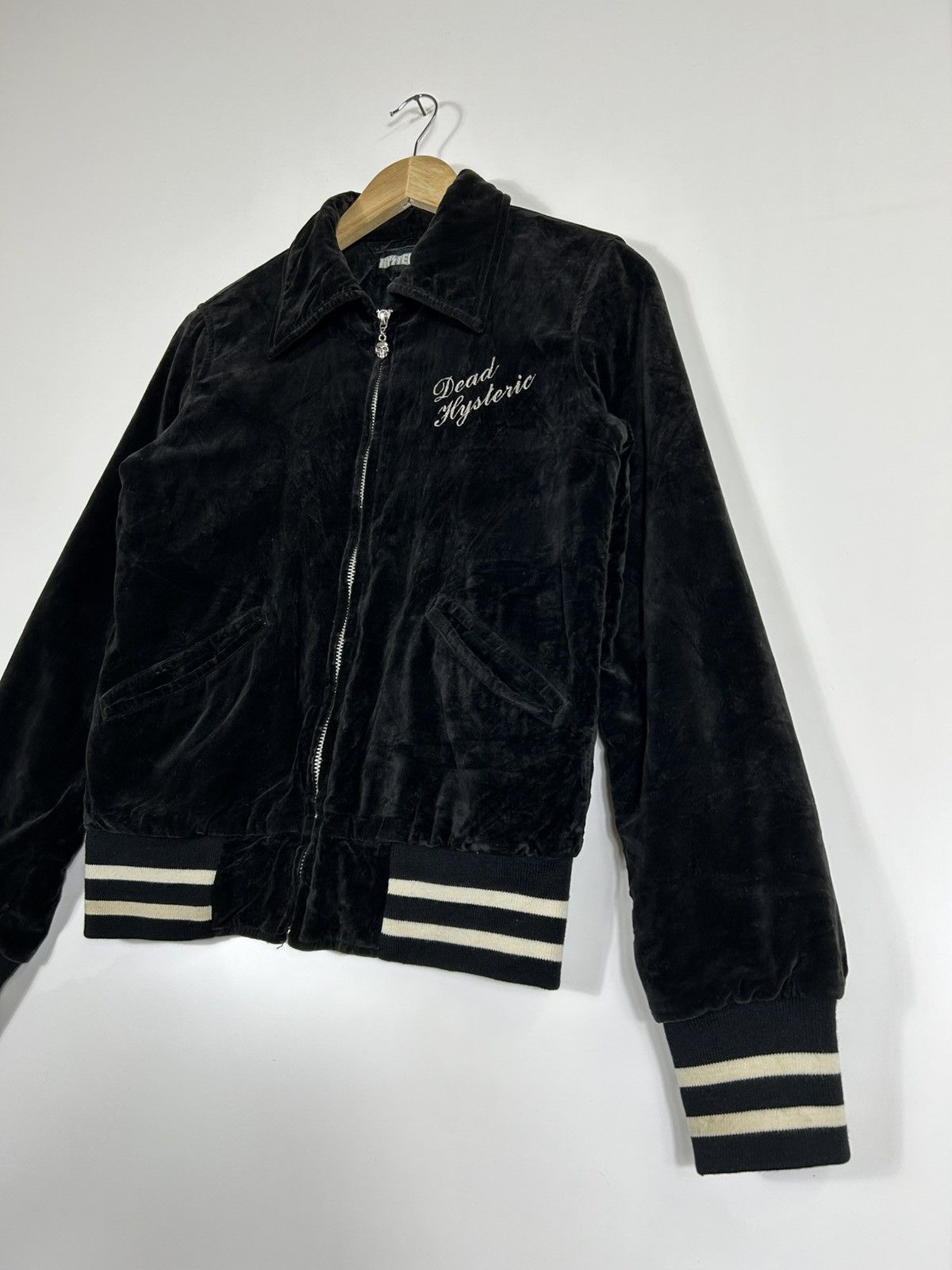 Hysteric Glamour ⚡️Vintage Hysteric Glamour Velvet Zipper Jacket Size S / US 4 / IT 40 - 3 Thumbnail