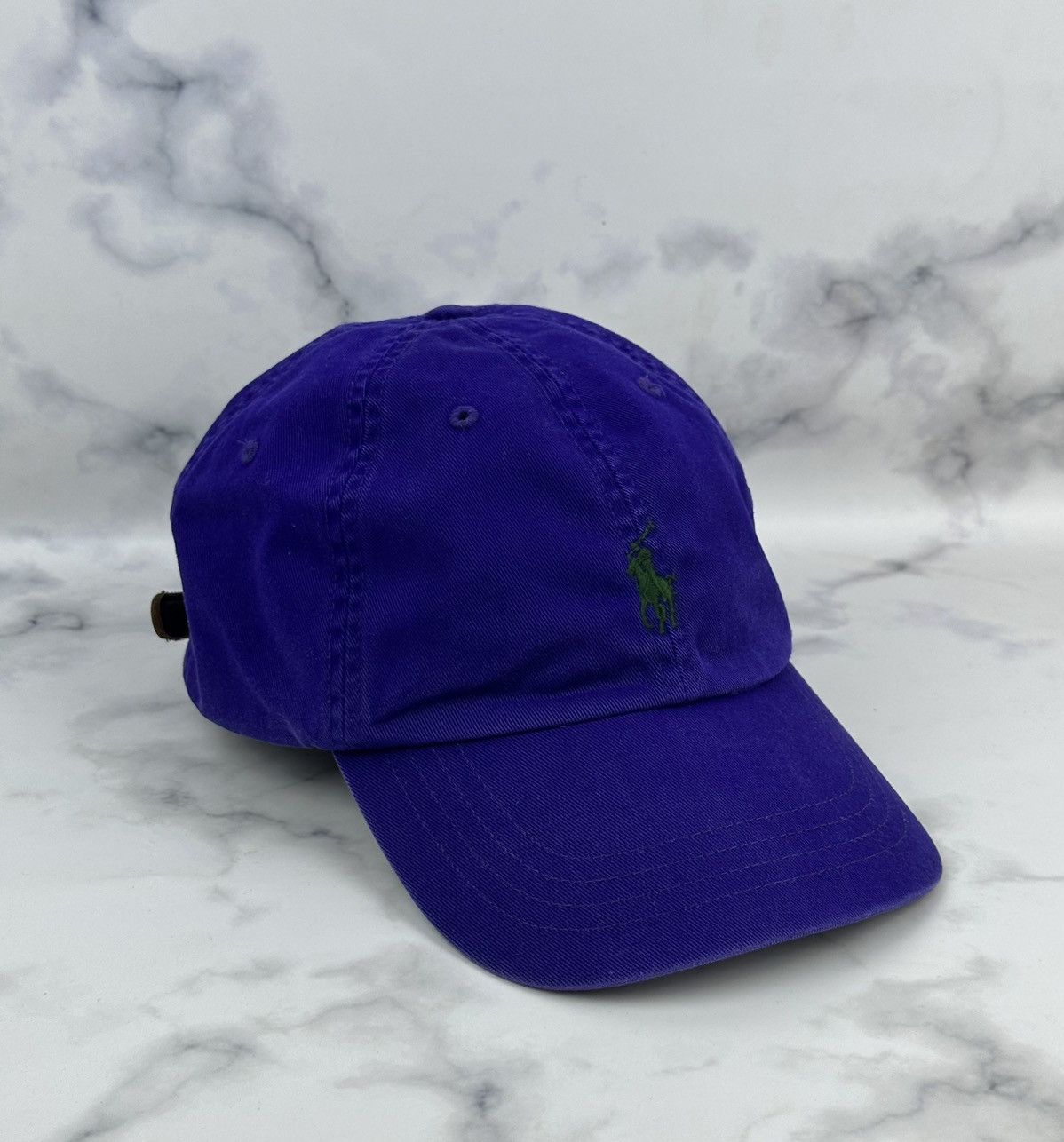 Polo Ralph Lauren Polo Ralph Lauren Vintage Hat Cap Purple Leather Strap Rare Size ONE SIZE - 1 Thumbnail