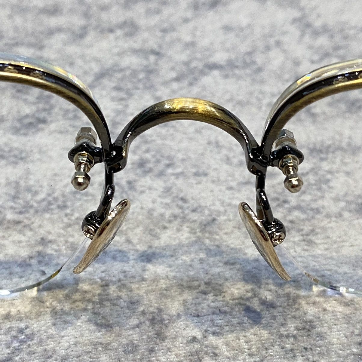 Chrome Hearts HROME HEARTS FROSTED Antique Gold/Dark Tortoise Size ONE SIZE - 8 Thumbnail