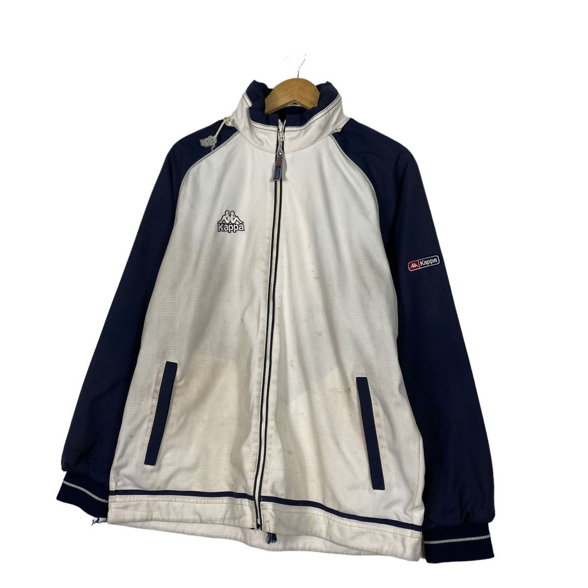 Japanese Brand Vintage 90s Kappa Small Logo Zipper Jacket Size US M / EU 48-50 / 2 - 2 Thumbnail