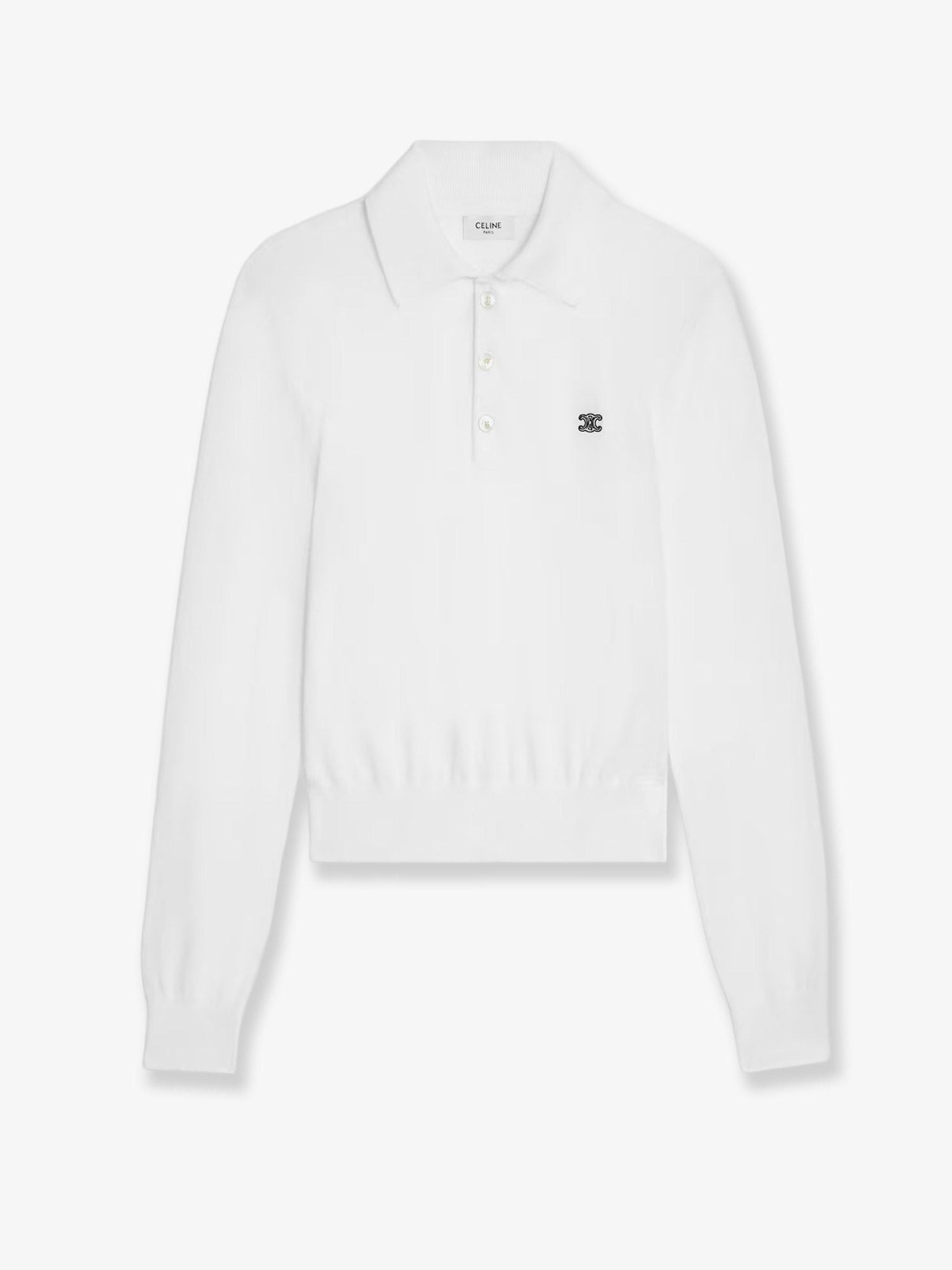 Celine Celine Cotton Polo Shirt Tag Size XS Women - USA Tariffs Included Size XS / US 0-2 / IT 36-38 - 1 Thumbnail