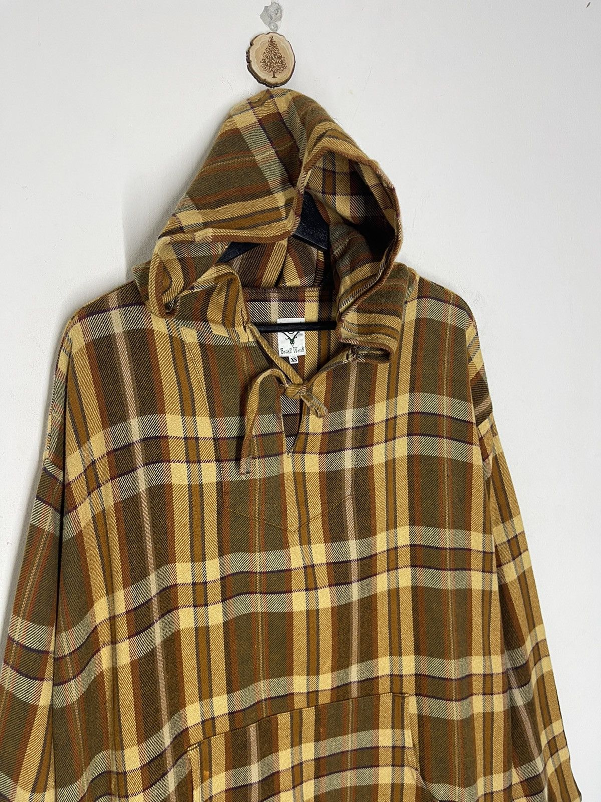 South2 West8 Streetwear Nepenthes Checked Hoodies Sweater South2 West8 Size US S / EU 44-46 / 1 - 2 Thumbnail
