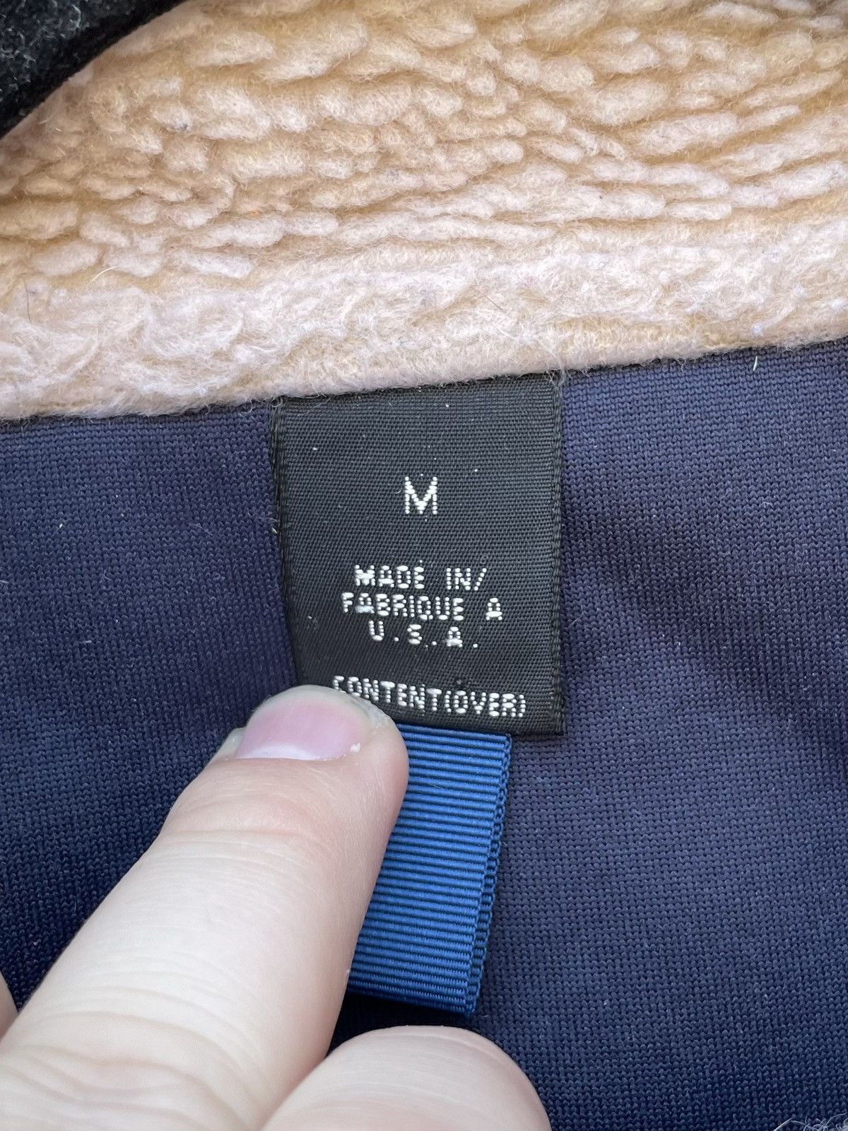 Patagonia VTG Patagonia Men's Retro X Oatmeal Deep Pile Fleece Vest Size US M / EU 48-50 / 2 - 2 Thumbnail