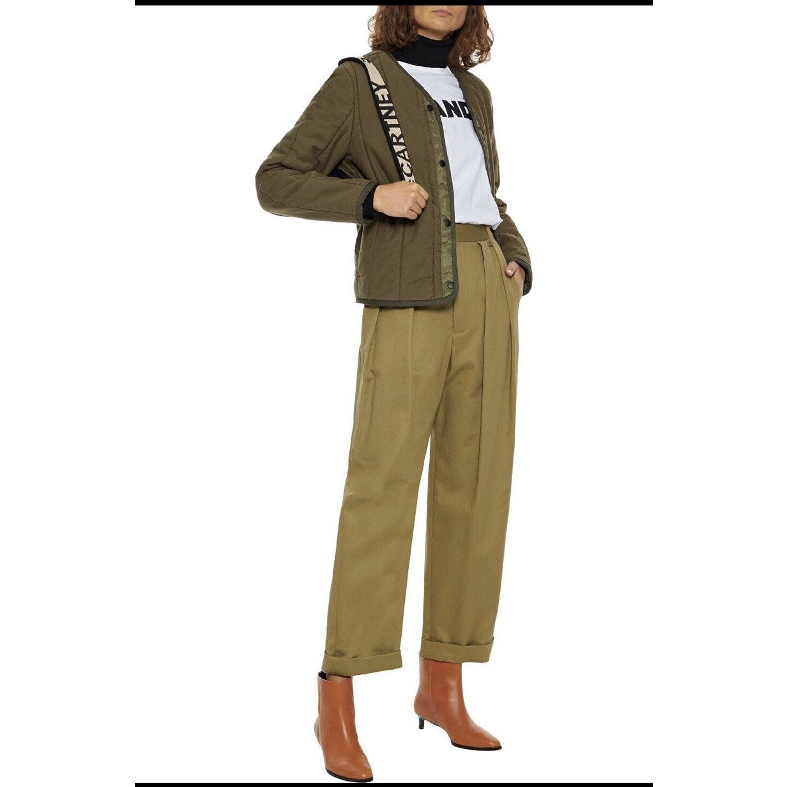 Rag & Bone Rag & Bone Woman Cotton Canvas Jacket Army Green S A003039 Size S / US 4 / IT 40 - 8 Thumbnail