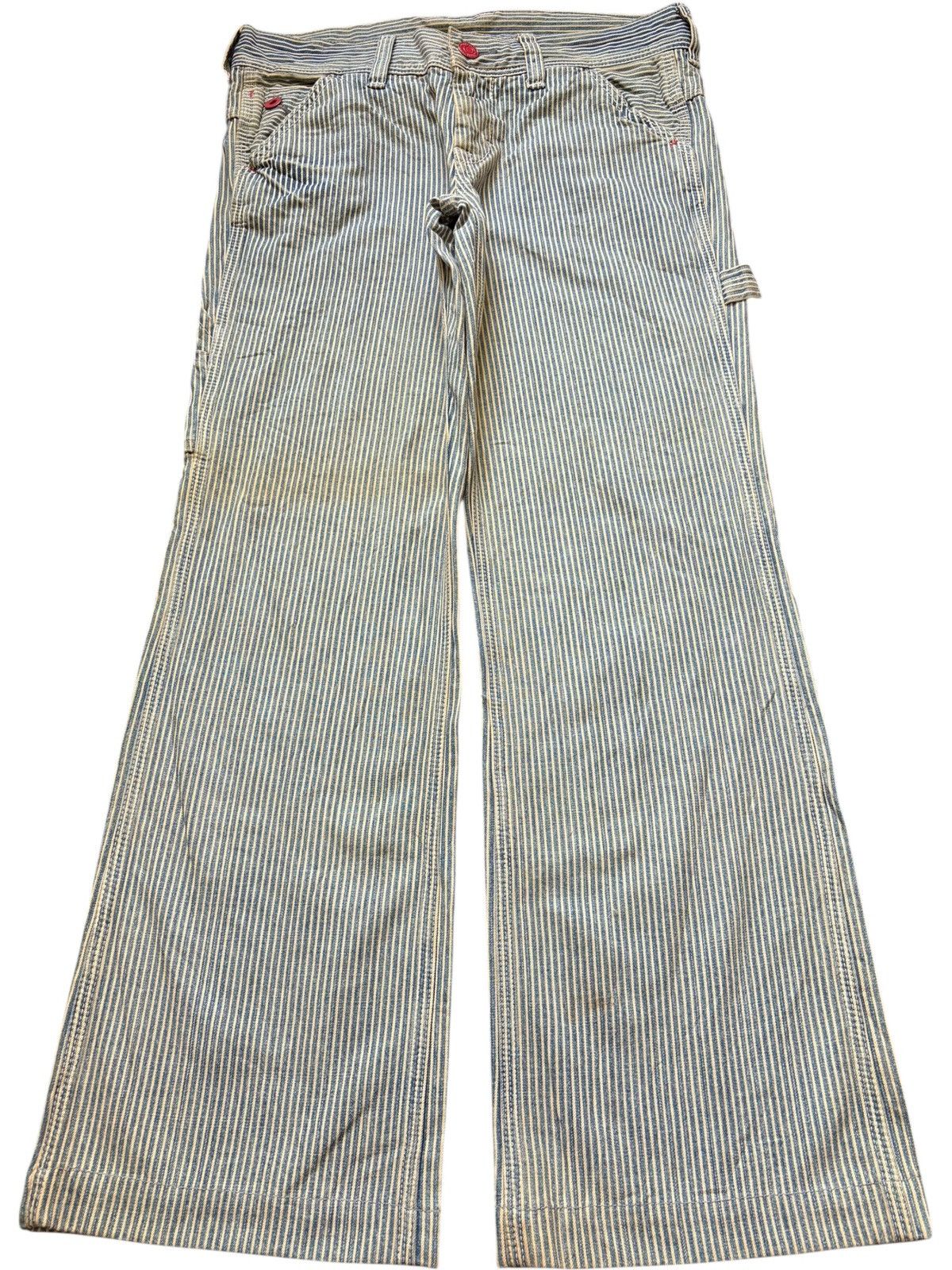 Visvim Vintage Japanese Brand Hickory Carpenter Flare Jeans Size 32" / US 10 / IT 46 - 1 Thumbnail