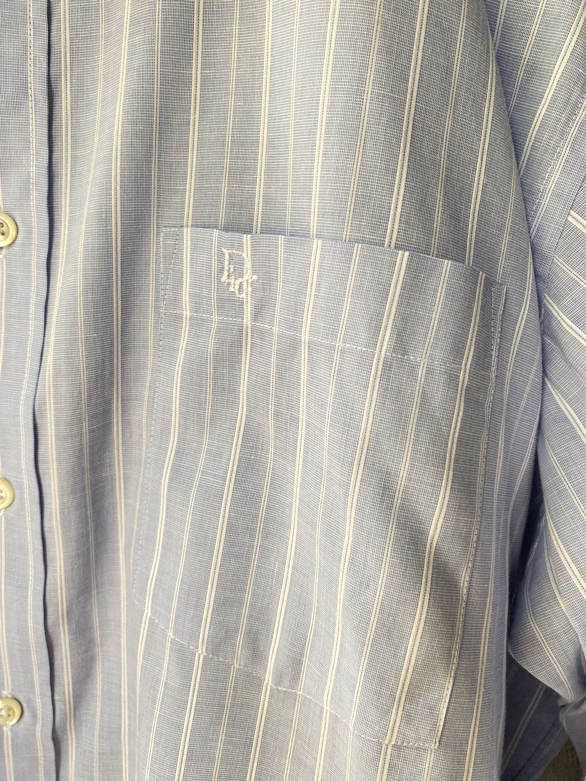 Christian Dior Monsieur Christian Dior vintage strip shirt Size US XL / EU 56 / 4 - 8 Thumbnail