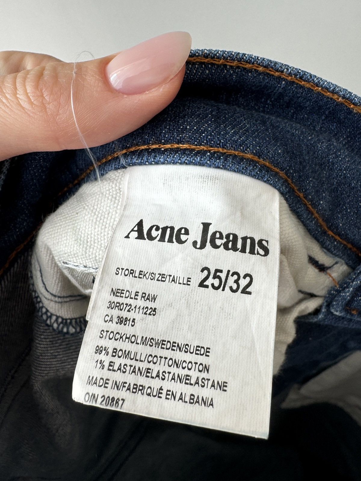 Acne Studios Acne Studios Rare Luxury High Waisted Skinny Denim Pants 25 Size 25" / US 0 / IT 36 - 6 Thumbnail