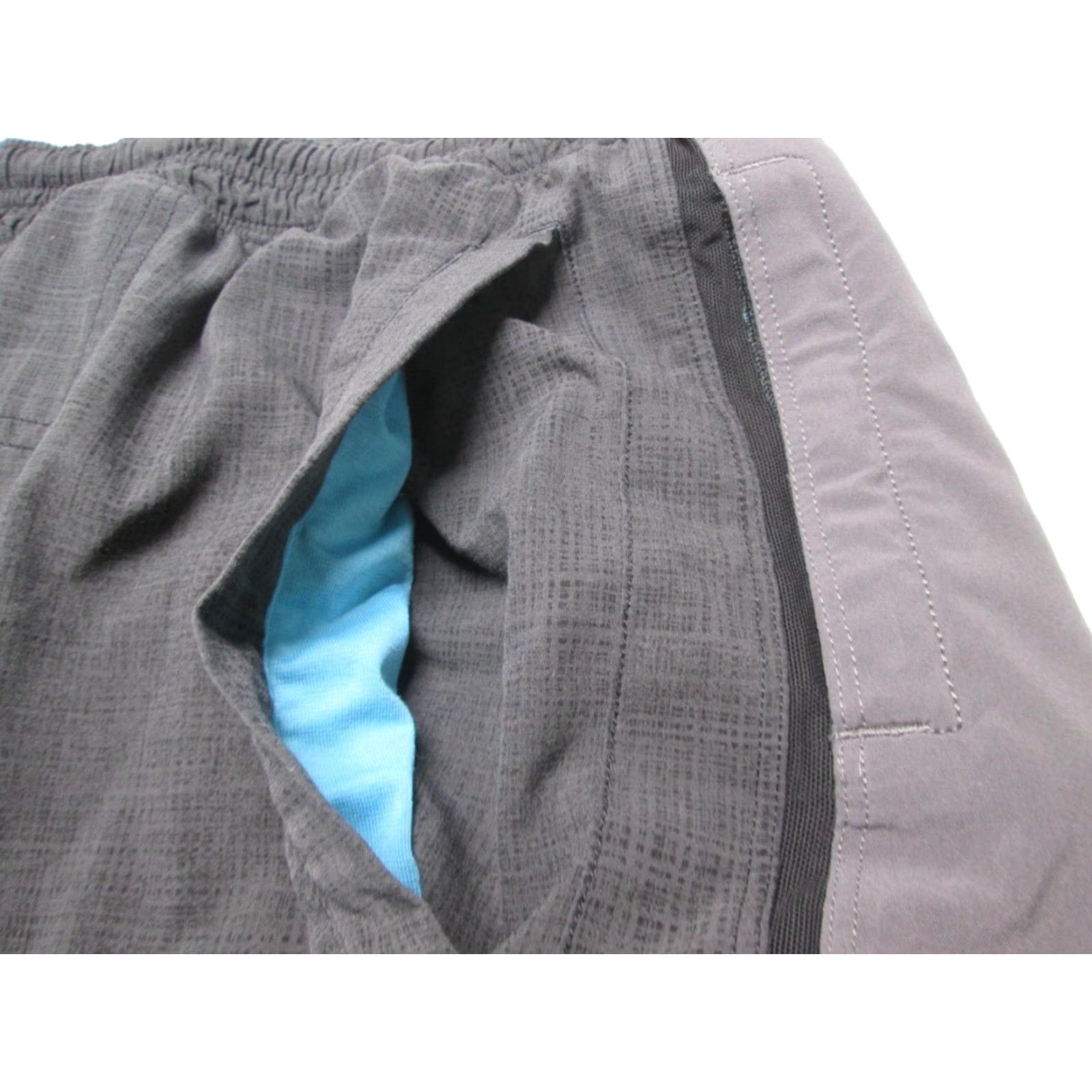 Lululemon Lululemon Mens Size L Athletic Shorts Gray Elastic Waist Pockets Pull On Logo Size US 33 - 4 Thumbnail