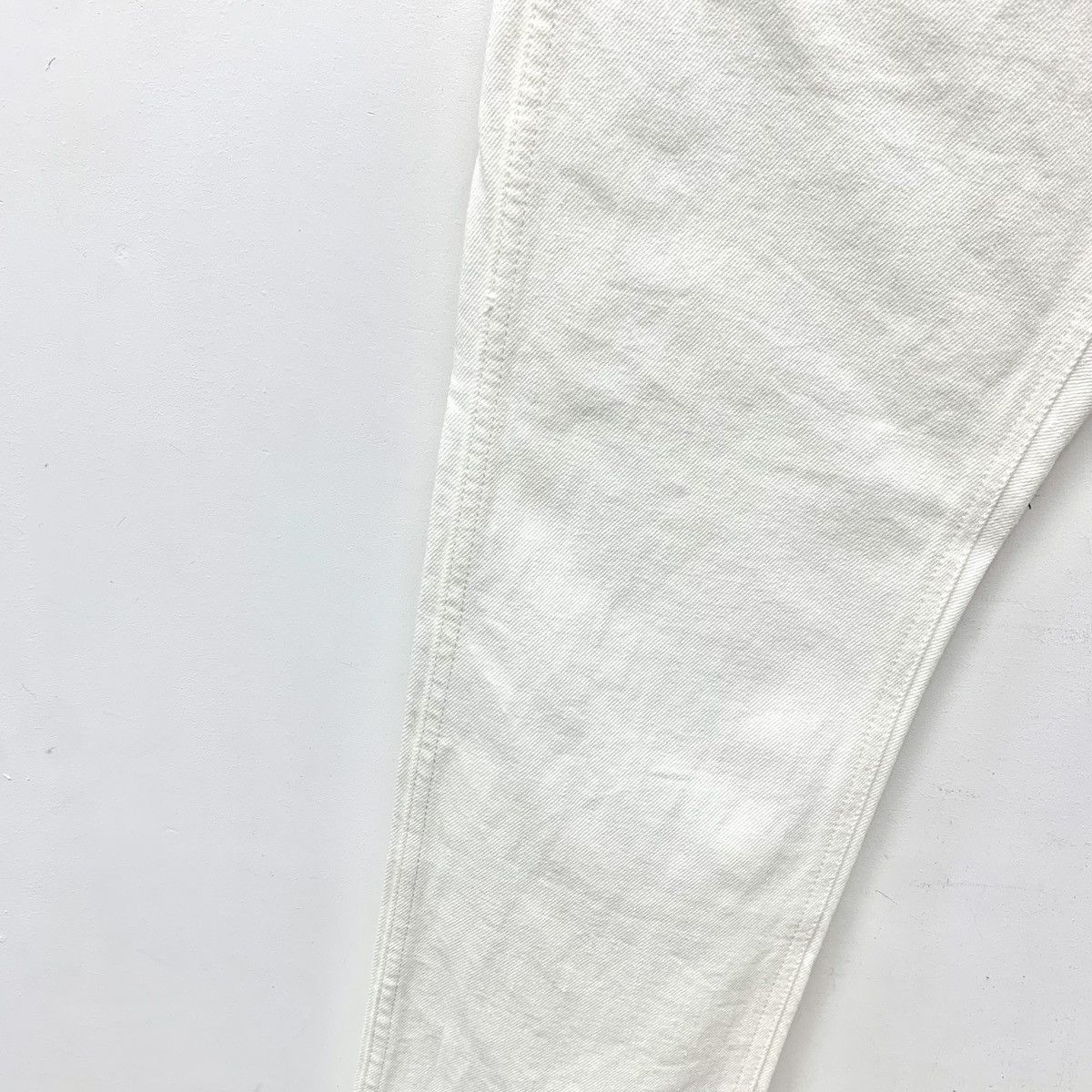 Dior Dior White Cotton Straight Leg Pants K26WX Size 28" / US 6 / IT 42 - 4 Thumbnail