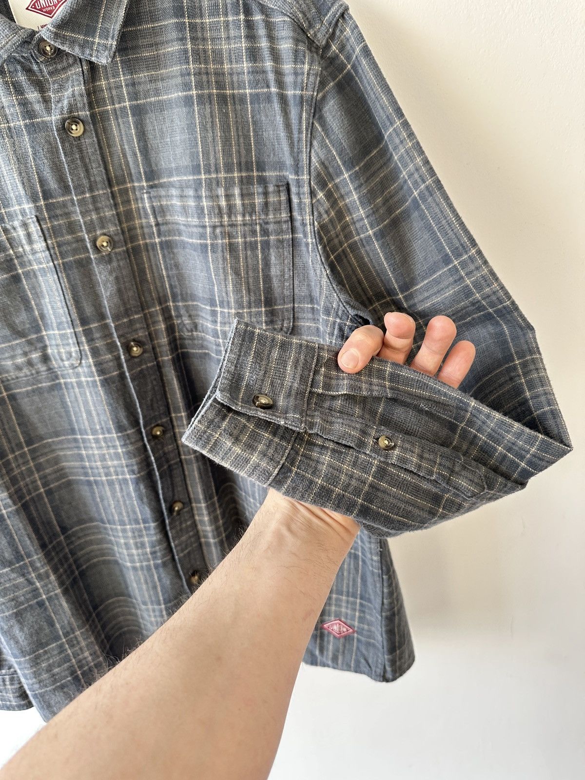 Other Union Works Plaid Flannel Shirt Check Long Sleeve Workwear L Size US L / EU 52-54 / 3 - 7 Thumbnail