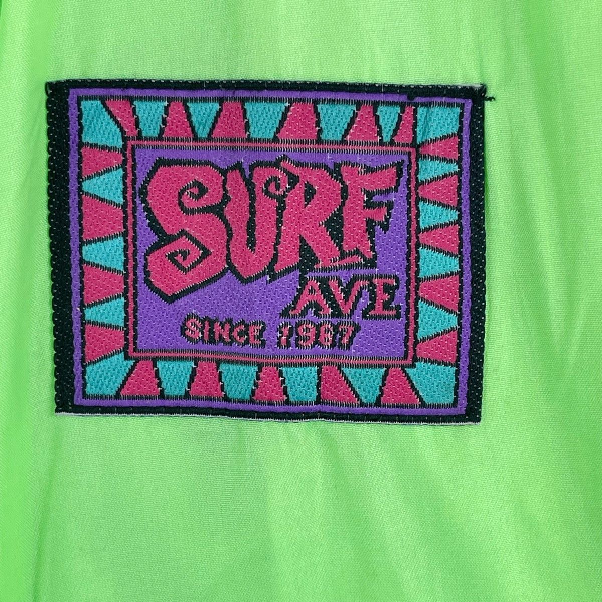 Vintage 90’s Surf Ave Patches Logo Jacket Size US XL / EU 56 / 4 - 6 Thumbnail