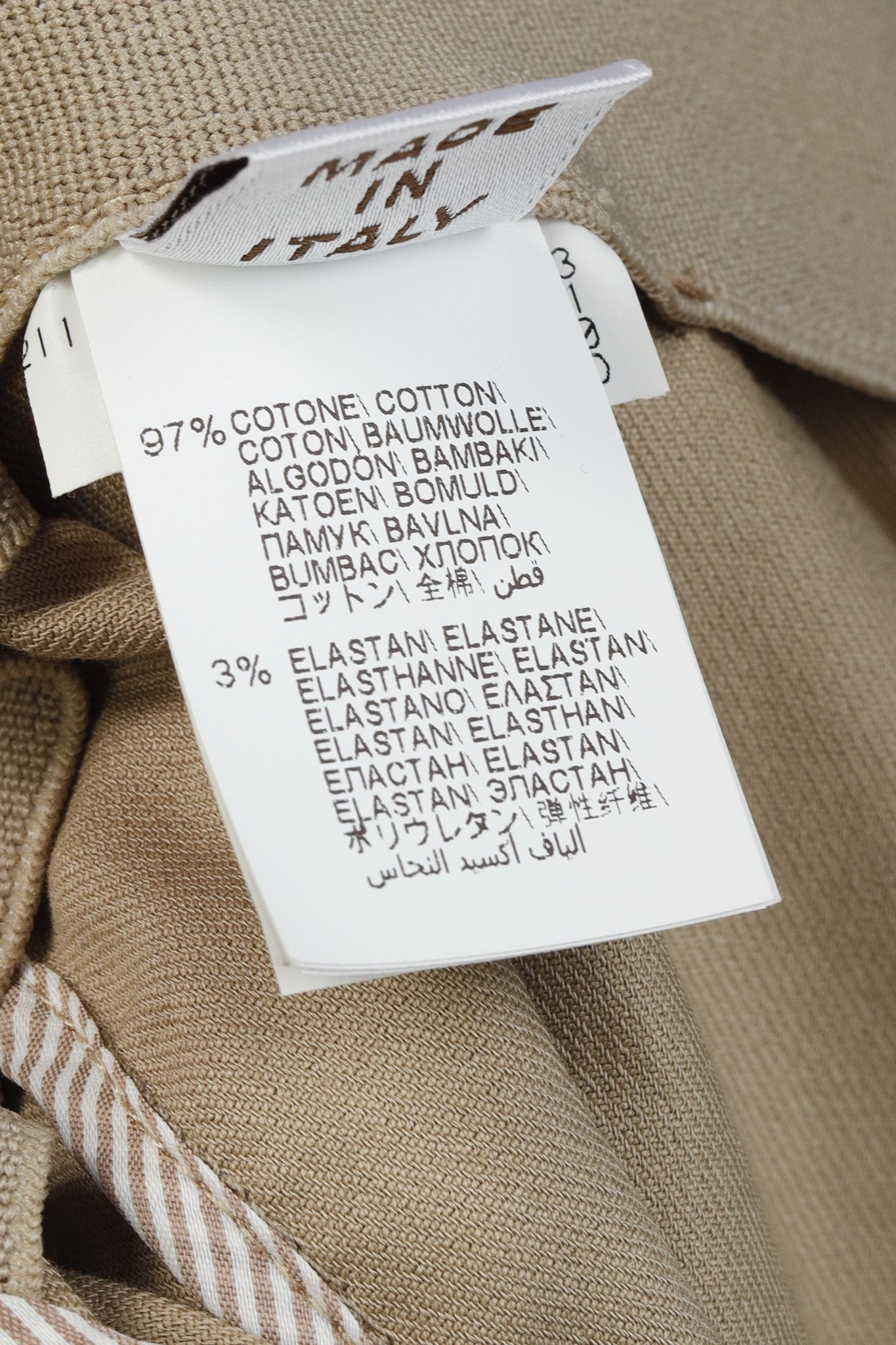 Brunello Cucinelli Brunello Cucinelli Monili Bead Khaki Pants Size 33" - 11 Thumbnail