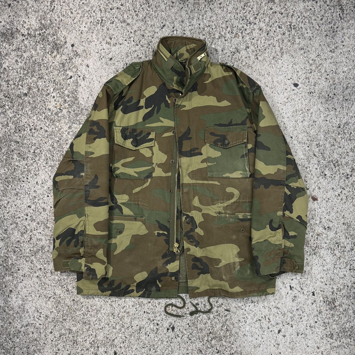 Vintage Vintage Heavyweight Camo Parka Jacket ERD Grunge Chrome Size US L / EU 52-54 / 3 - 3 Thumbnail