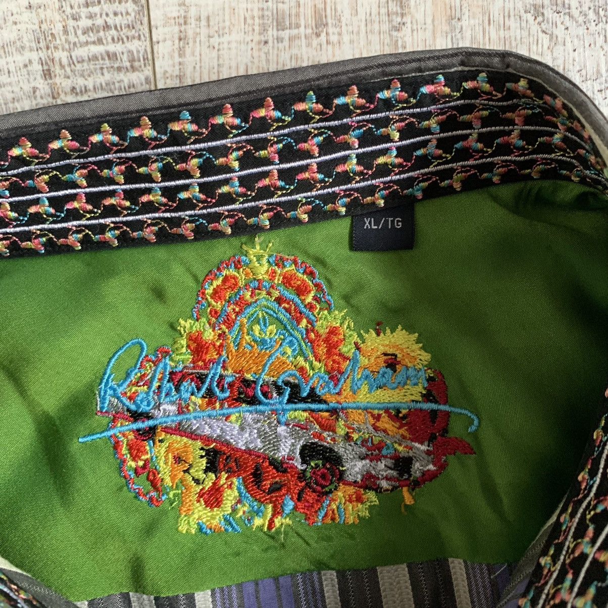 Robert Graham × Vintage Vintage Robert Graham Cotton long sleeve shirt Size US XL / EU 56 / 4 - 10 Thumbnail