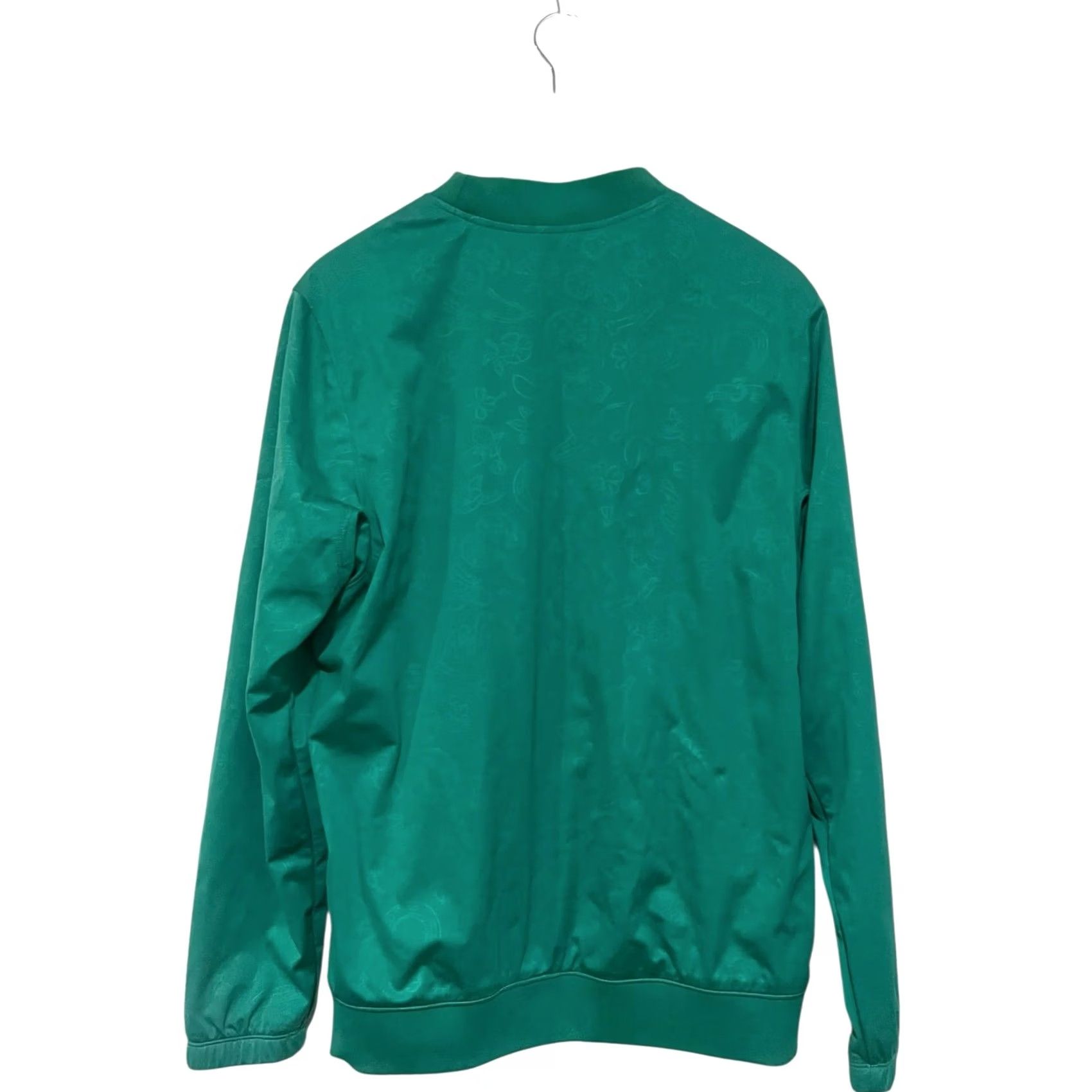 Nike Nike Shield Mens SZ S Green Lucky Embossed Print Pullover Jacket Core Fit Activewear Wind Resistant Water Resistant Size US S / EU 44-46 / 1 - 2 Thumbnail