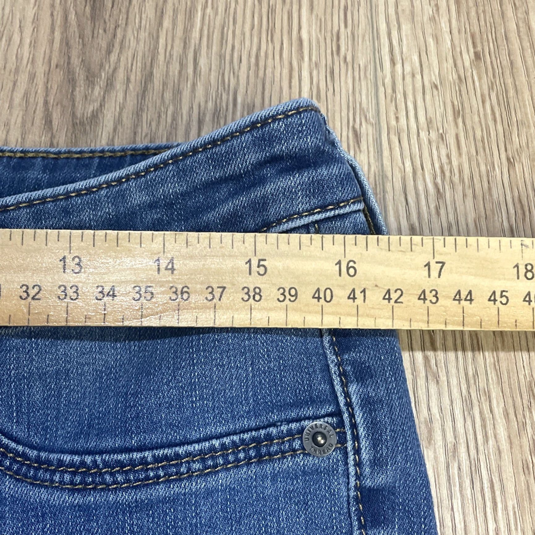 Vintage VINTAGE Universal Thread Blue Skinny Stretch Jeans Womens 12/31S Size 34" / US 12 / IT 48 - 5 Thumbnail