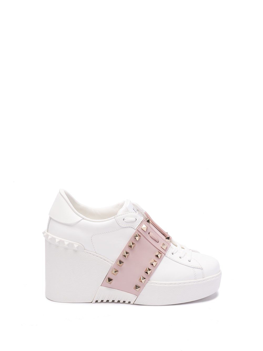 image of Valentino `open Disco` Sneakers Size Eu 35 For Women in Garavani Bianco