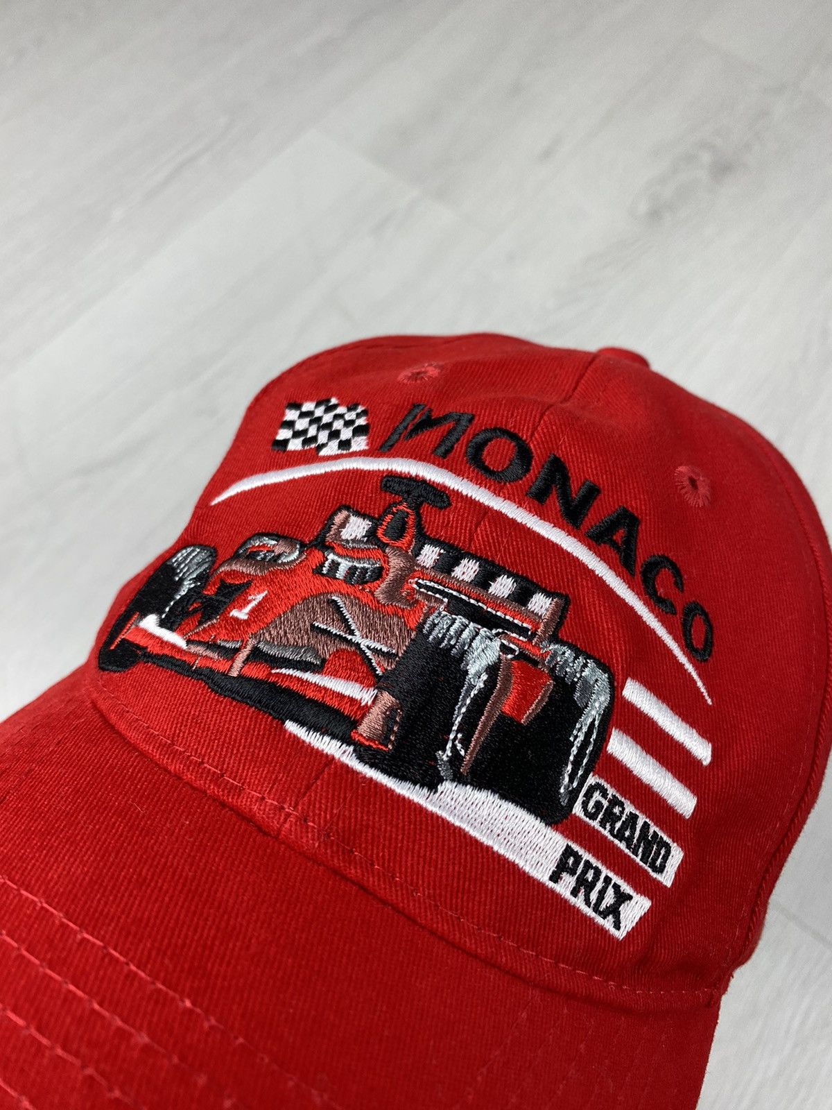 Vintage Grand Prix Monaco F1 Hat Cap Land Rover Mercedes BMW Size ONE SIZE - 4 Thumbnail