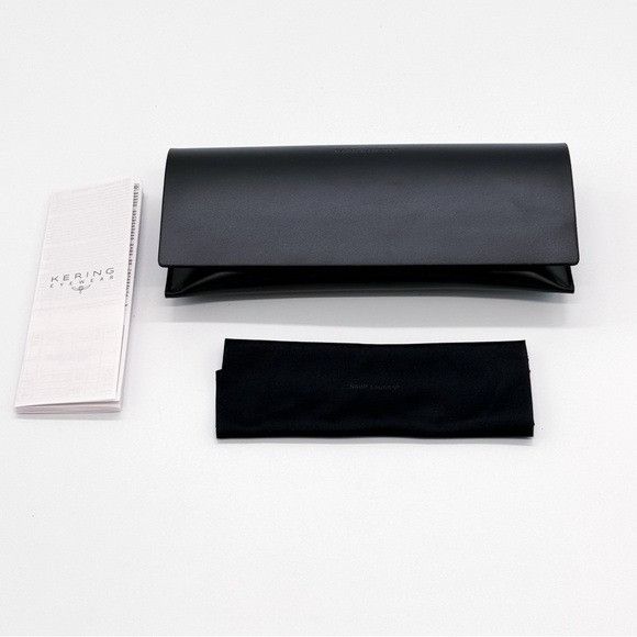 Saint Laurent Paris NEW SAINT LAURENT SL563 001 CAT EYE BLACK WOMEN SL 563 SUNGL Size ONE SIZE - 12 Thumbnail