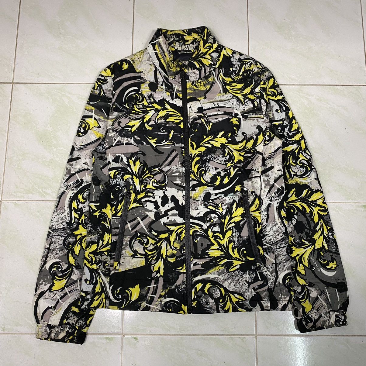 Versace 🔥VINTAGE ZIPPER LIGHT PUFFER JACKET VERSACE JEANS Size US M / EU 48-50 / 2 - 15 Thumbnail