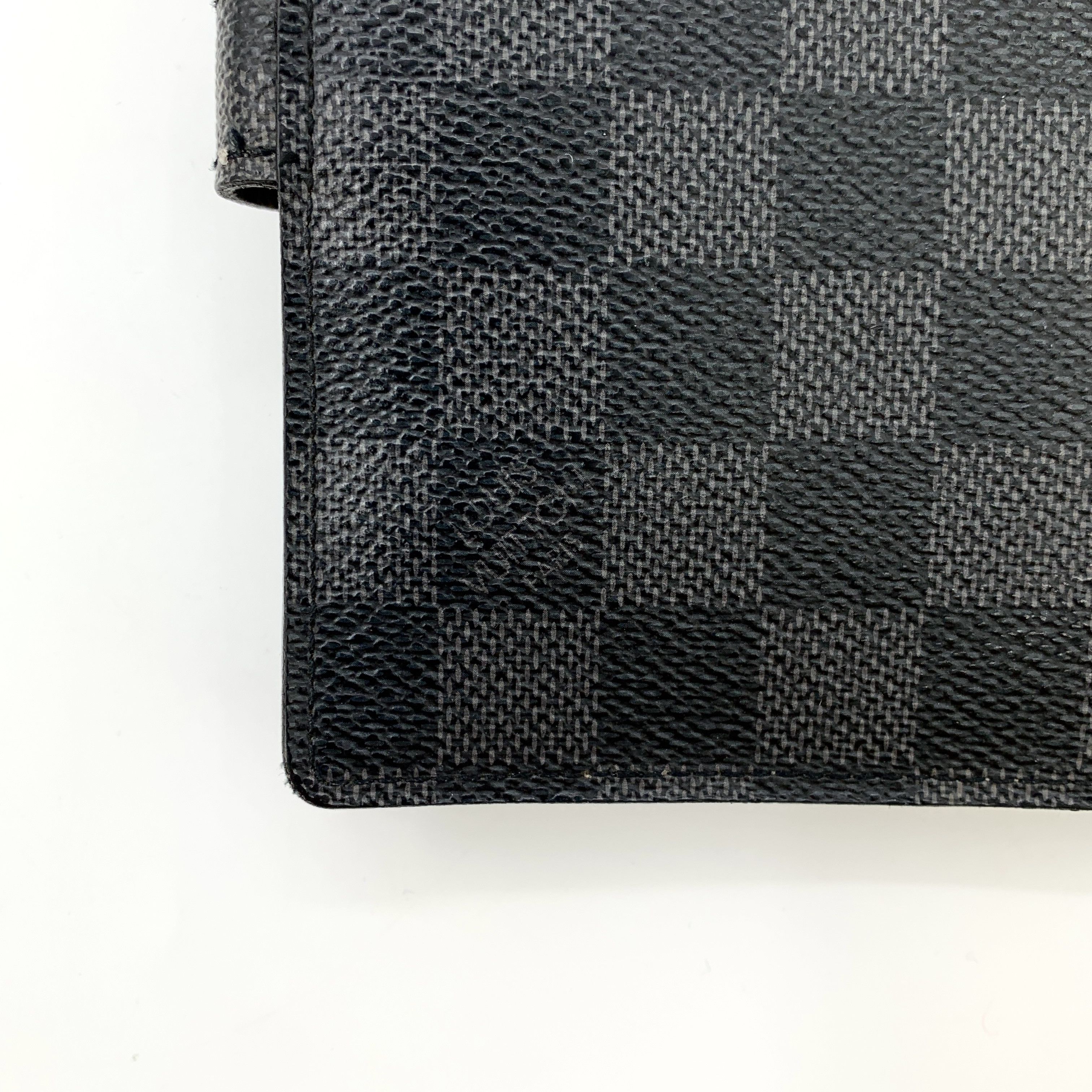 Louis Vuitton Louis Vuitton Black Damier Print Lock Diary Cover (10×15cm) Size ONE SIZE - 6 Thumbnail