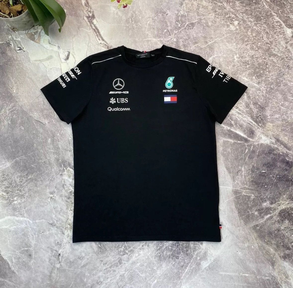 Formula 1 × Mercedes-Benz Mercedes Benz AMG Team Racing Petronas Driver T Shirt Large Size US L / EU 52-54 / 3 - 3 Thumbnail