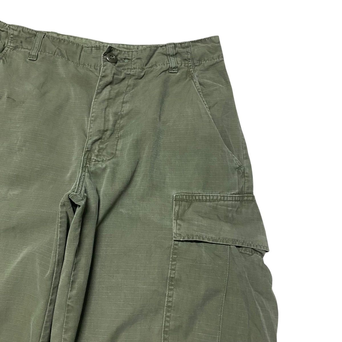 Vintage Vintage 60s Vietnam War Ripstop Poplin Trouser OG-107 Size US 30 / EU 46 - 5 Thumbnail