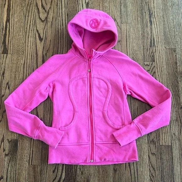 Lululemon Lululemon Scuba Hoodie Raspberry Glo Light Barbiecore Size S / US 4 / IT 40 - 1 Thumbnail