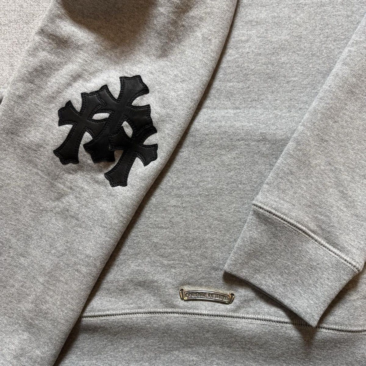 Chrome Hearts Chrome Hearts Triple Cross Leather Patches Hoodies Size US S / EU 44-46 / 1 - 2 Thumbnail