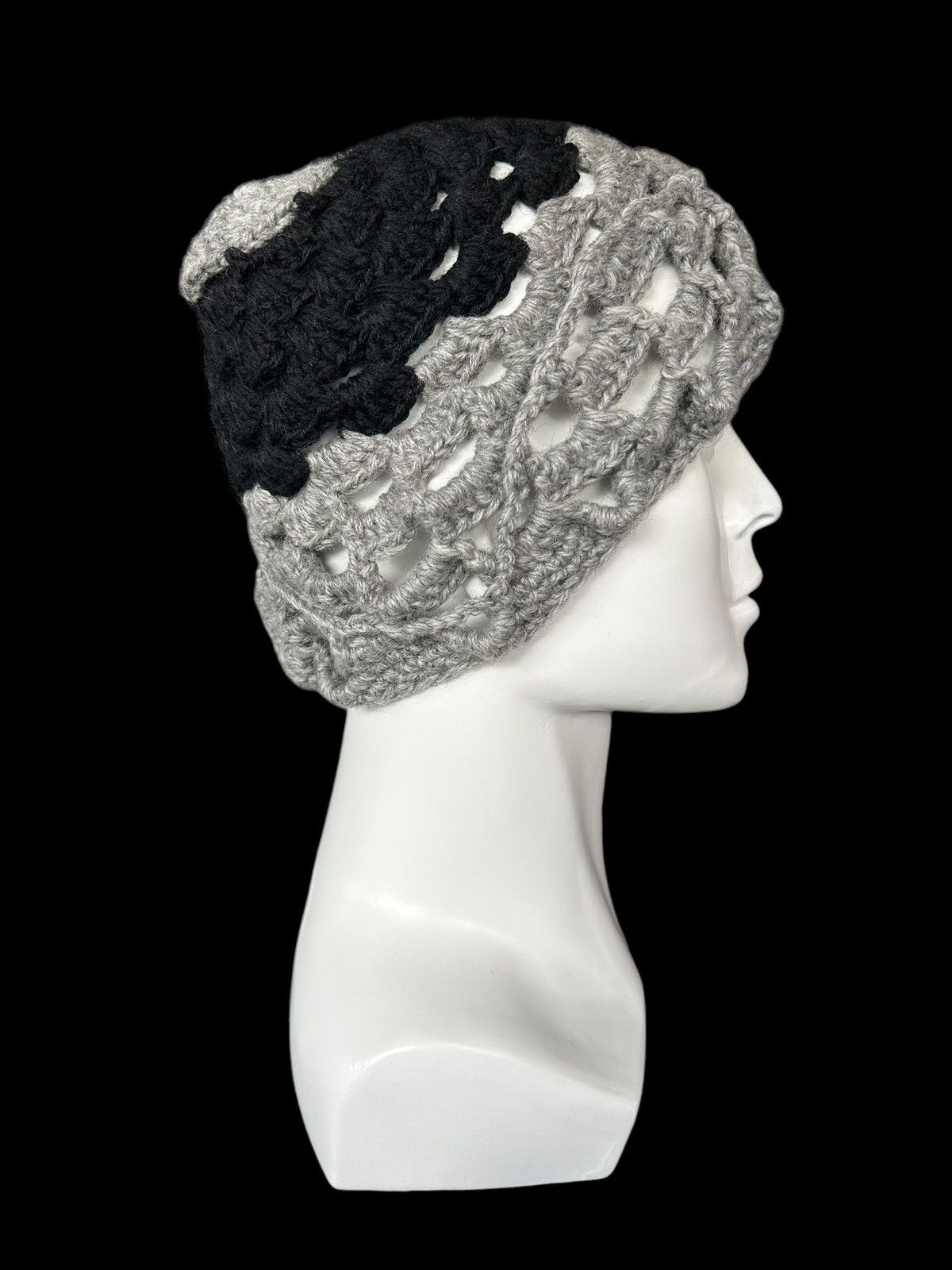 Japanese Brand × Kapital × Vintage Crochet Knitted handmade Rare Beanie Hats☠️☠️ Size ONE SIZE - 3 Thumbnail