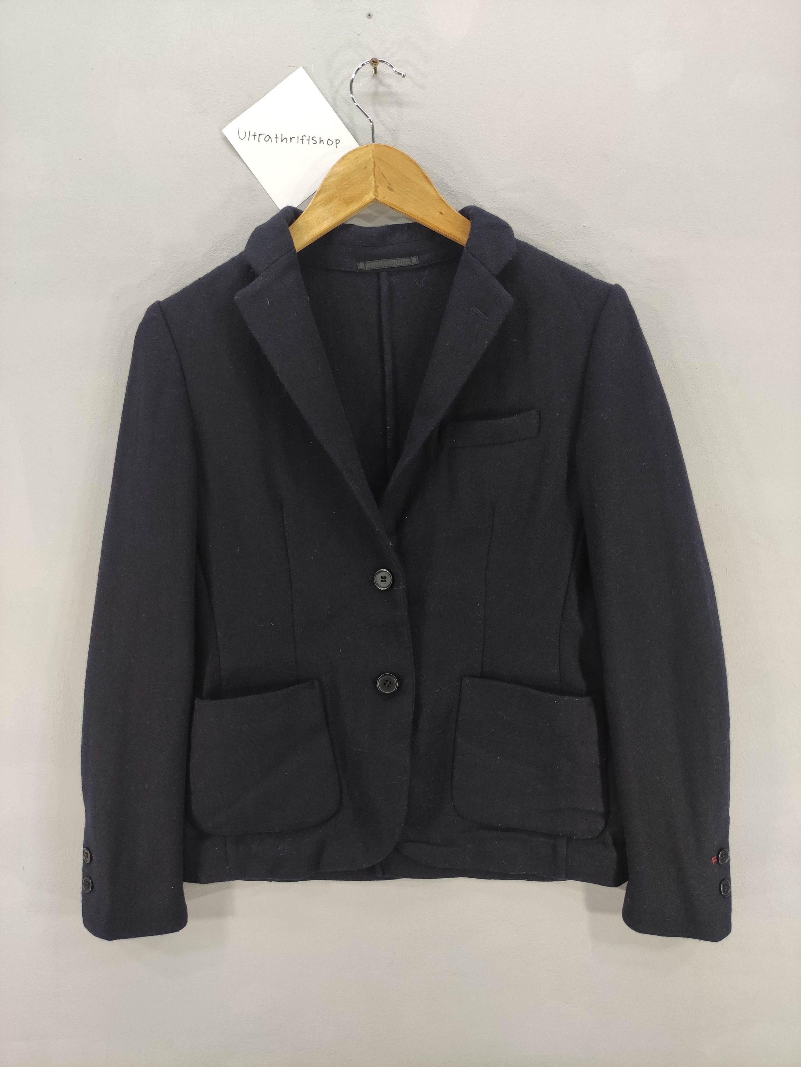 Ines De La Fressange Uniqlo Wool Coat Jacket