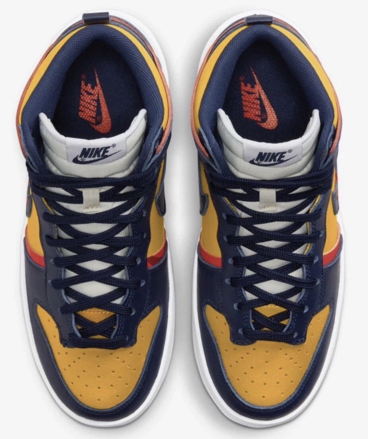 Nike Nike Dunk High Up WMNS Michigan Size: 10.5 Woman’s Size US 9 / EU 42 - 5 Thumbnail