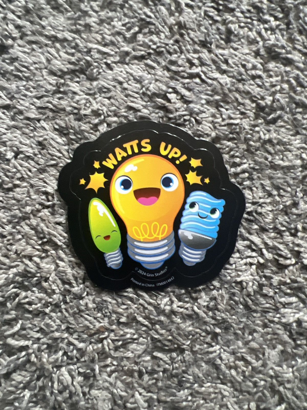 Hypebeast 2024 Grin Studios Watts Up! Sticker Size ONE SIZE - 1 Thumbnail