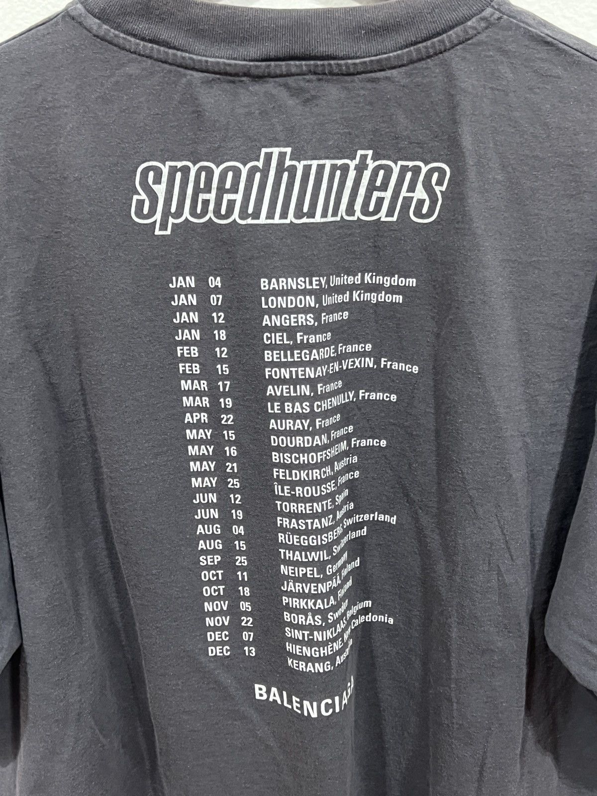 Balenciaga Balenciaga Speed Hunters Band Logo Tee Size US M / EU 48-50 / 2 - 5 Thumbnail