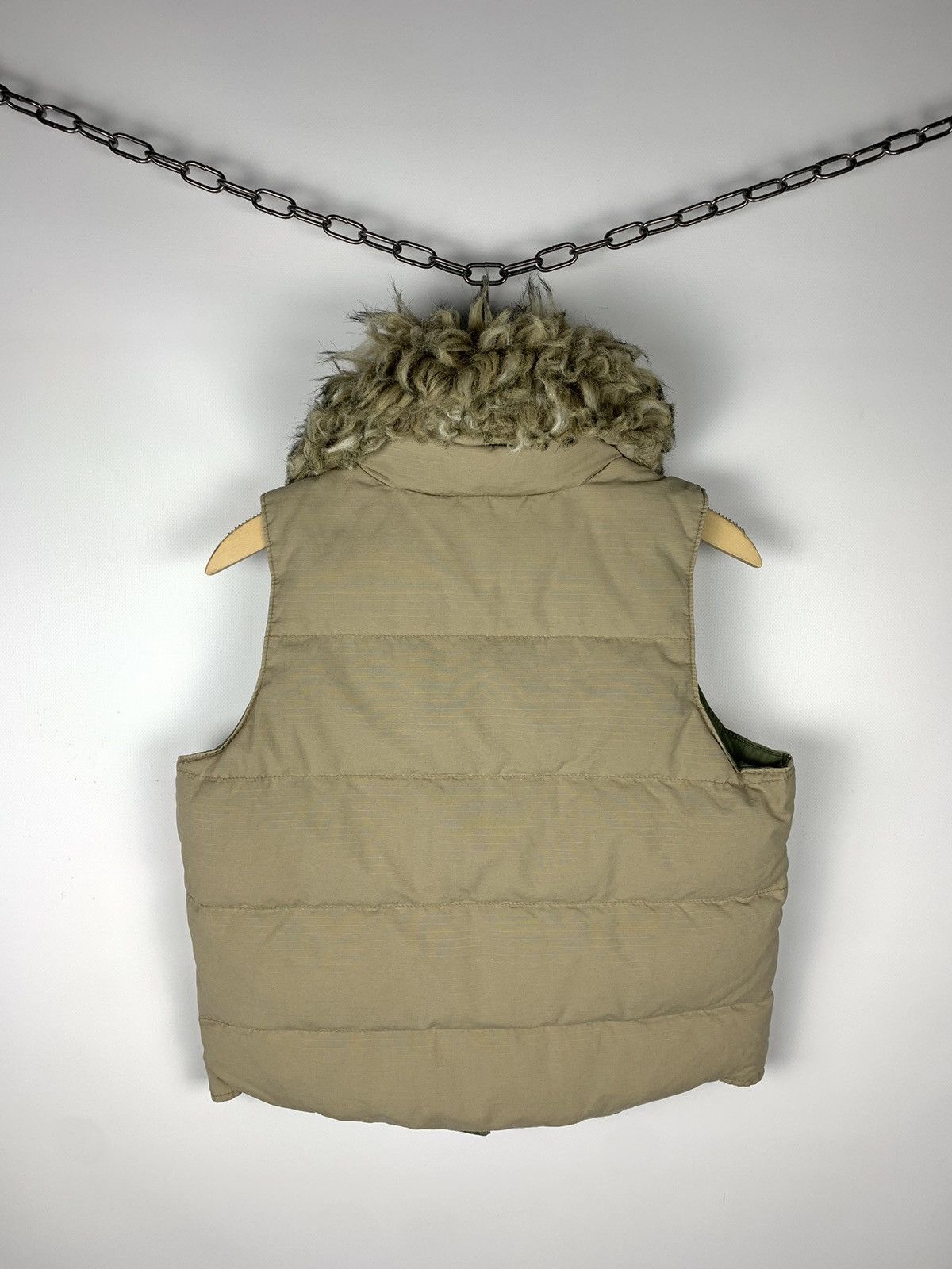 Denim & Supply Ralph Lauren Vintage Y2K Denim Supply Ralph Lauren Puffer Vest Faux Fur Size M / US 6-8 / IT 42-44 - 13 Thumbnail