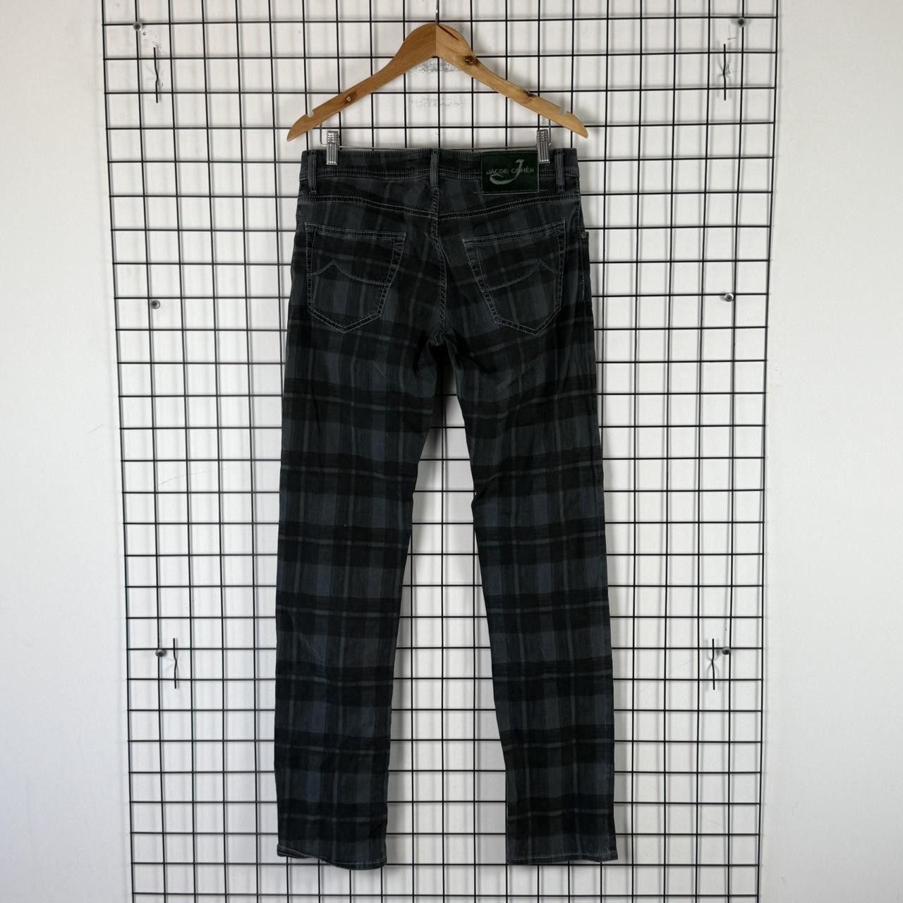 Jacob Cohen Jacob Cohen Trousers Luxury Bottoms Mens Checkered Print Size US 32 / EU 48 - 2 Thumbnail