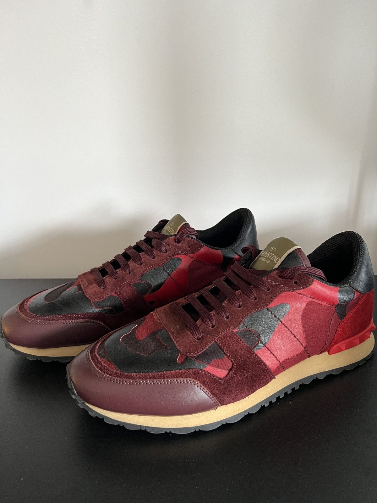 Valentino Valentino Camo Sneaker Red Size US 11 / EU 44 - 2 Thumbnail
