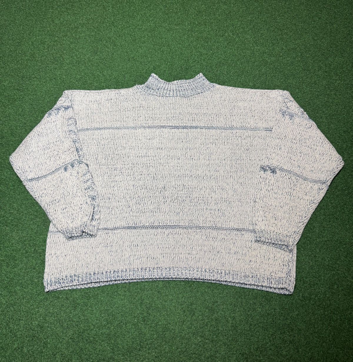 Vintage Castle Square Aztec 80s Geometric Boxy 24x21 M/L Sweater Size M / US 6-8 / IT 42-44 - 4 Thumbnail