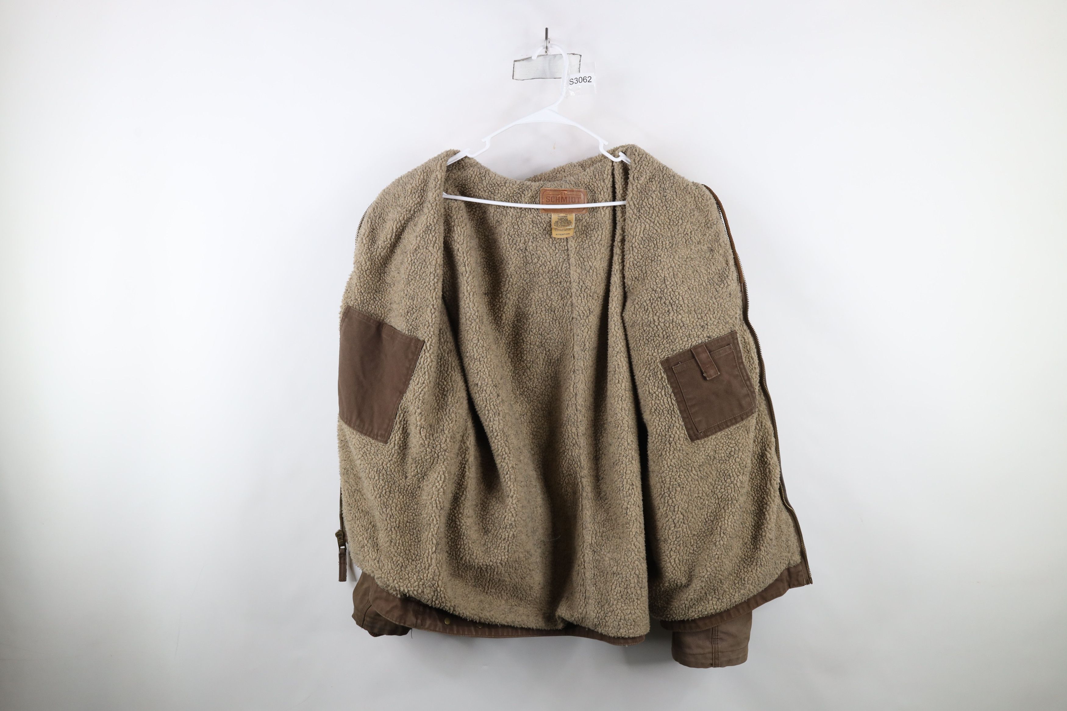 Vintage Vintage Streetwear Pile Fleece Lined Hooded Canvas Jacket Size US XL / EU 56 / 4 - 9 Thumbnail